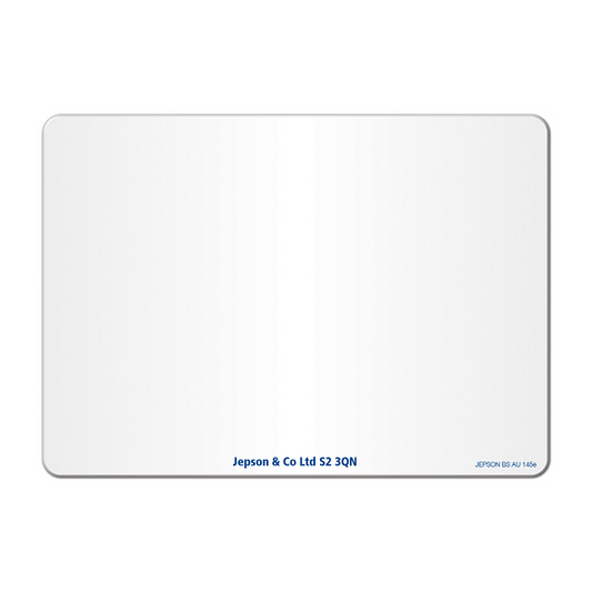 4x4 Car Acrylic: 284 x 210mm pre-printed with UK Identifier