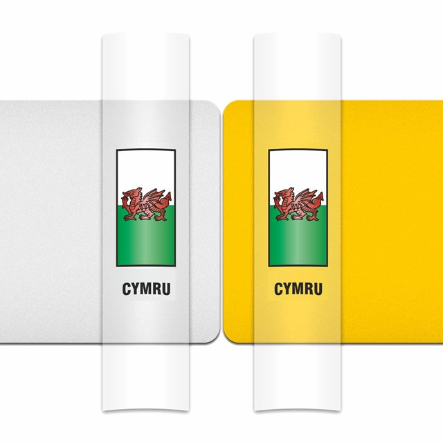 Clear Car Sticker CYM Flag
