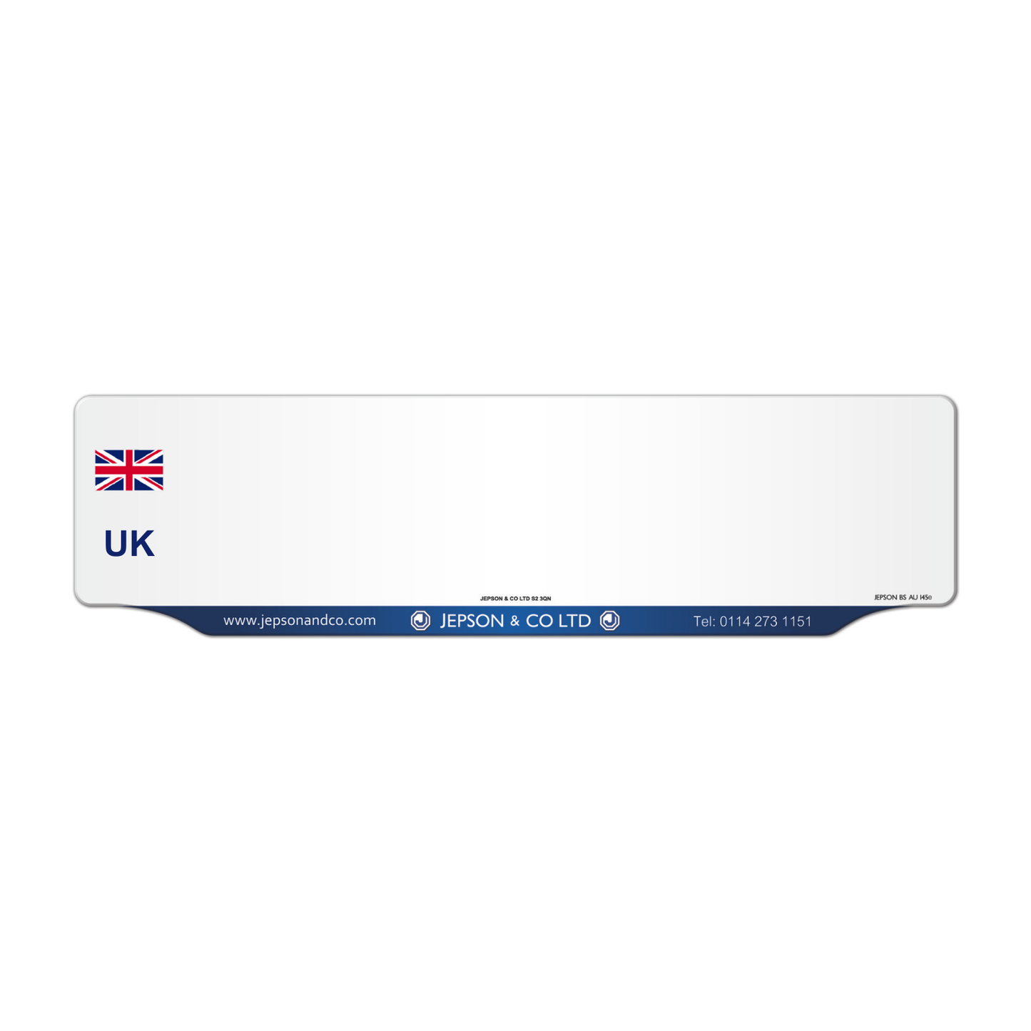 Acrylic 533 x 144 LIP **UK Flag**  PRINTED
