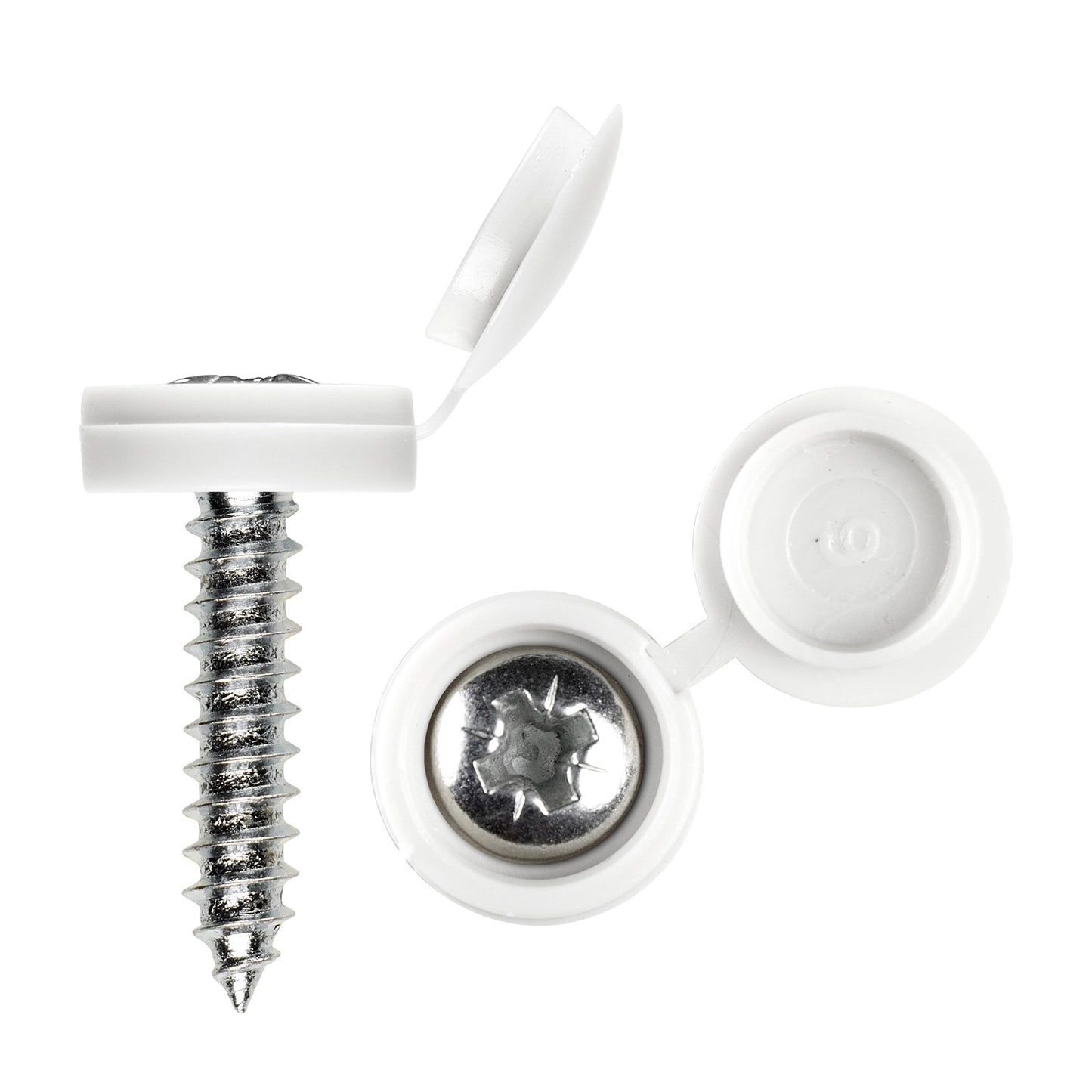 Self tapping screws 3/4" (pack of 100) - Brilliant White