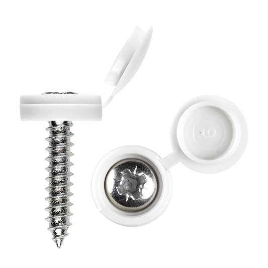 Self tapping screws 3/4" (pack of 100) - Brilliant White