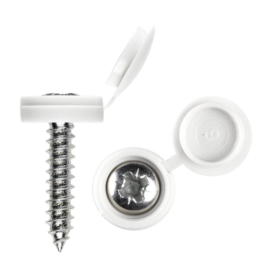 Self tapping screws 3/4" (pack of 100) - Brilliant White