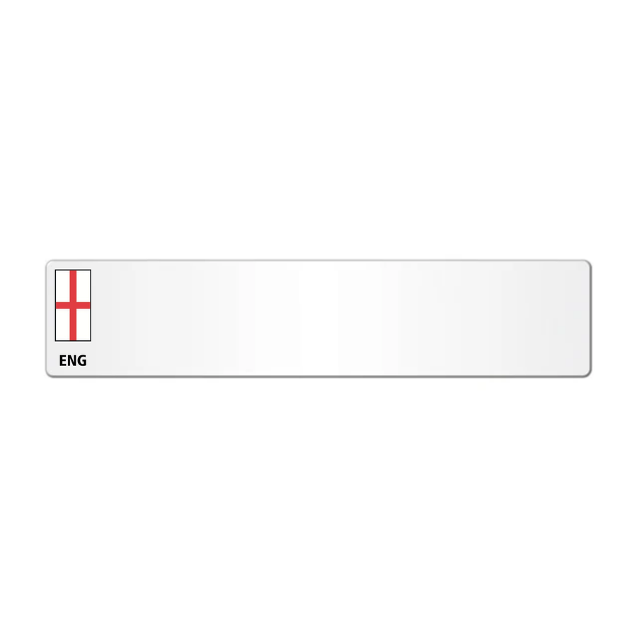 Acrylic  520 x 111  *England Flag*