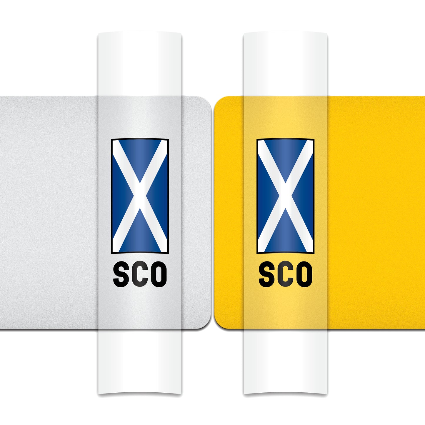 Clear Car Sticker SCO Flag