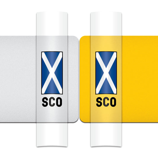 Clear Car Sticker SCO Flag