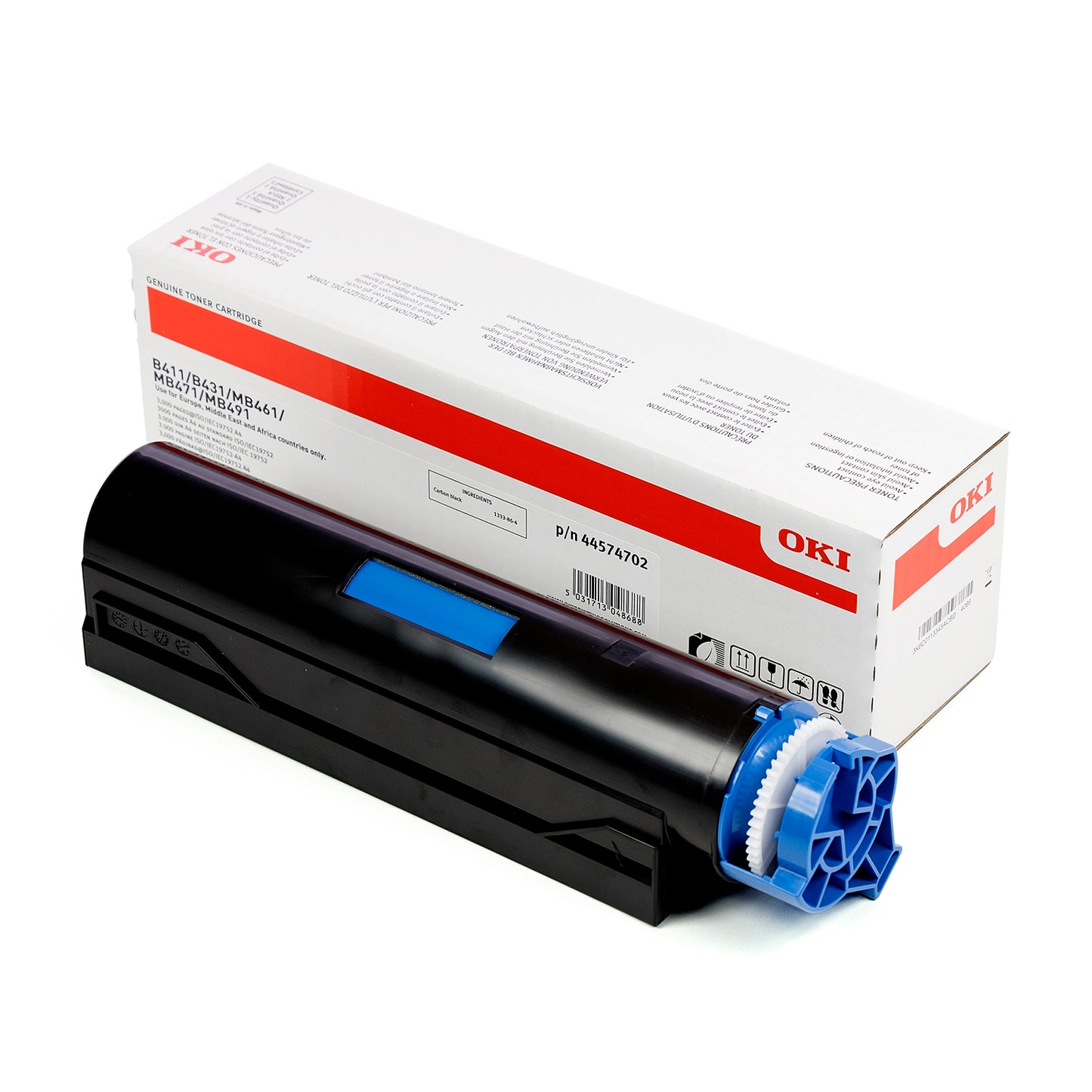 Black printer toner for OKI B432dn black laser printer