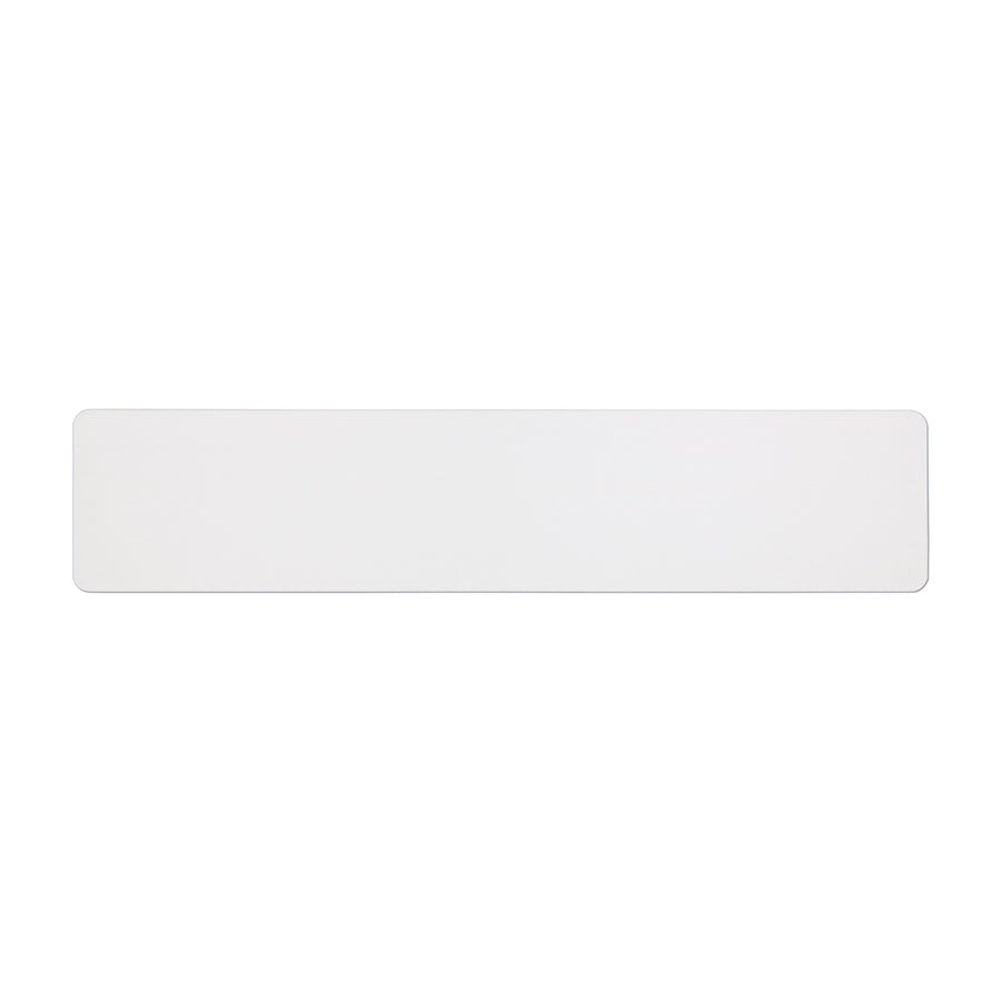 Car standard oblong Nikkalite™ white reflective: 520 x 111mm