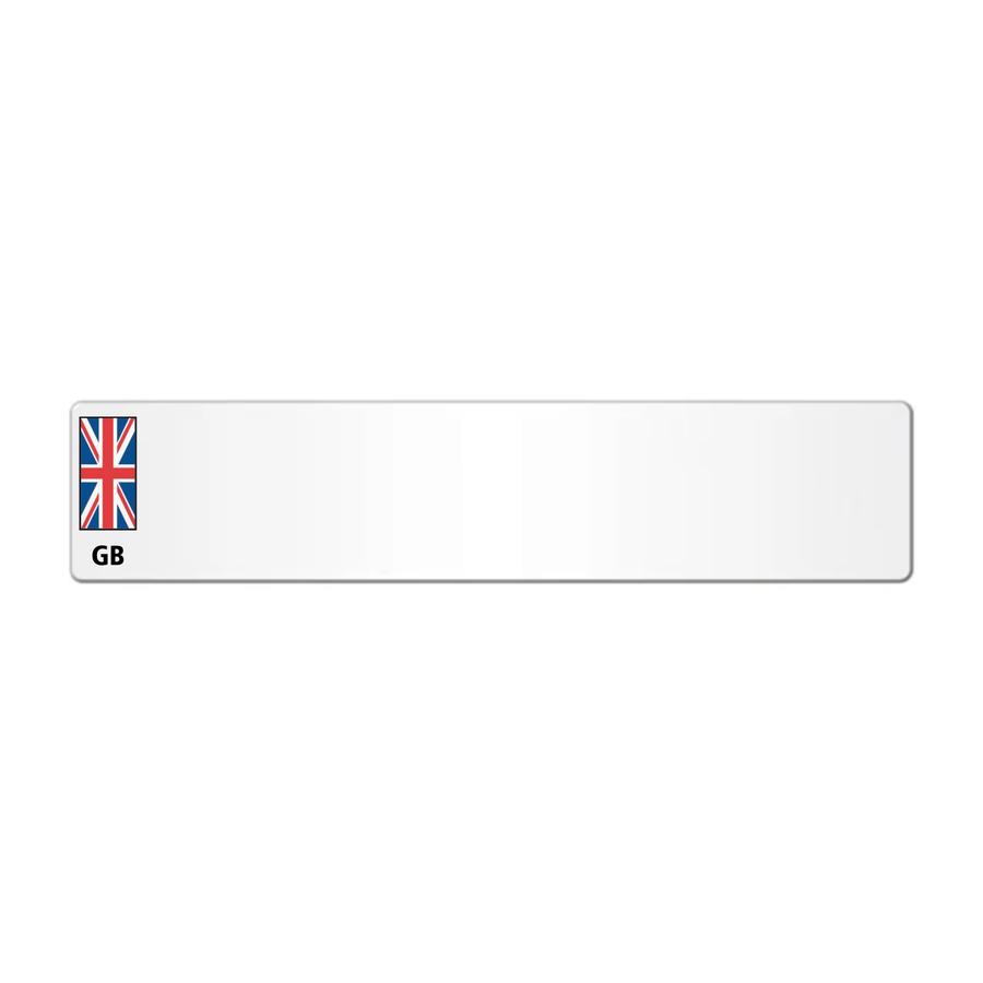 Acrylic  520 x 111 *Union Flag*