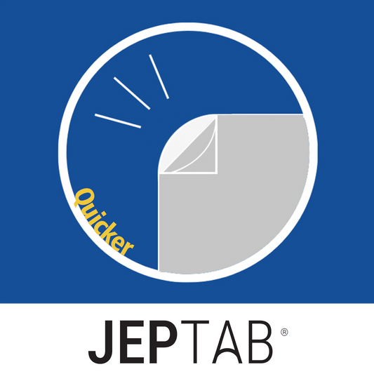 Car acrylic standard oblong JepTab® 520 x 111mm