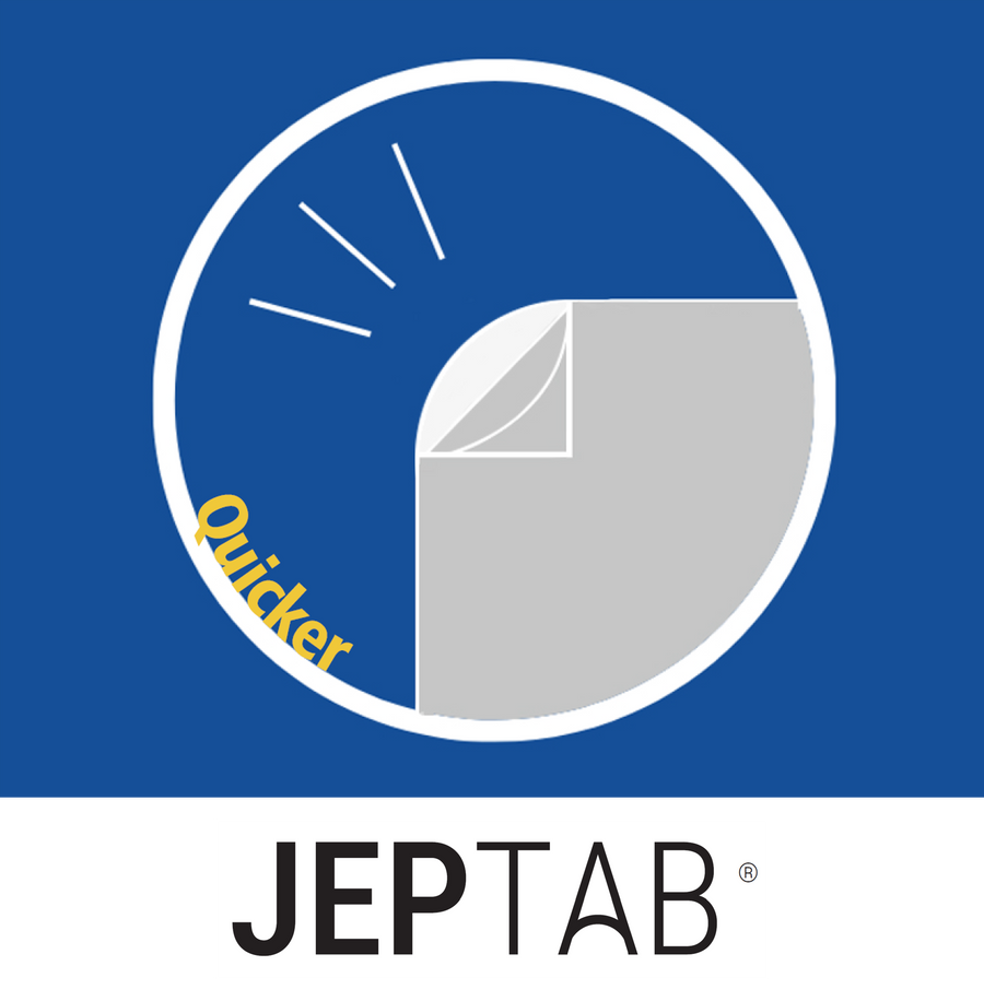 Car acrylic standard oblong JepTab® 520 x 111mm