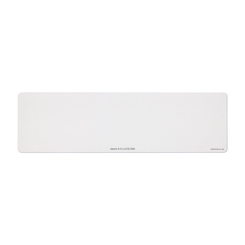 Oversize car Nikkalite™ white reflective: 520 x 127mm (pre-printed)