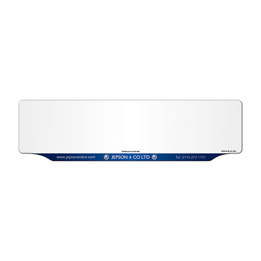 Oversize Car Lipped Acrylic: 533 x 144mm (pre-printed)