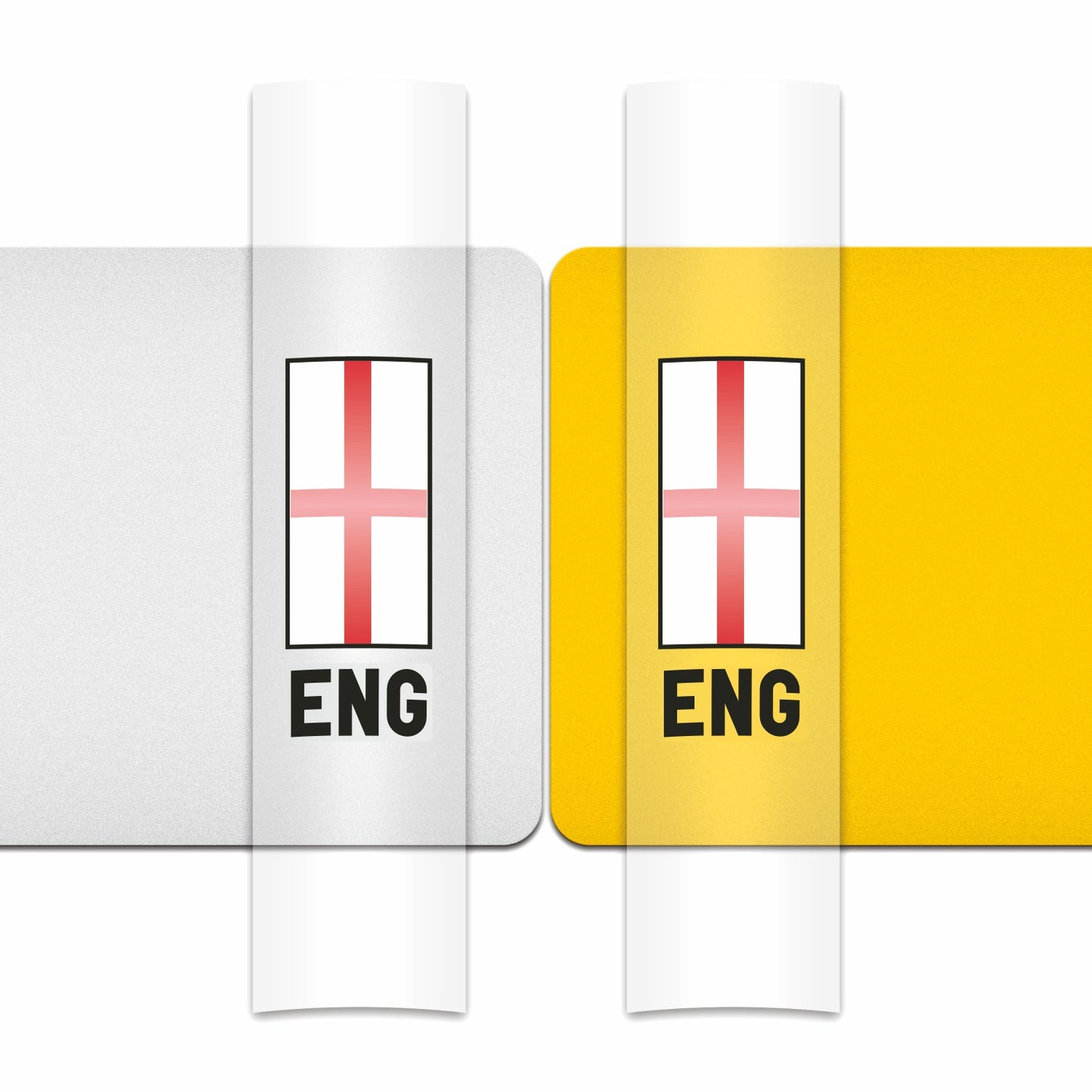 Clear Car Sticker ENG Flag