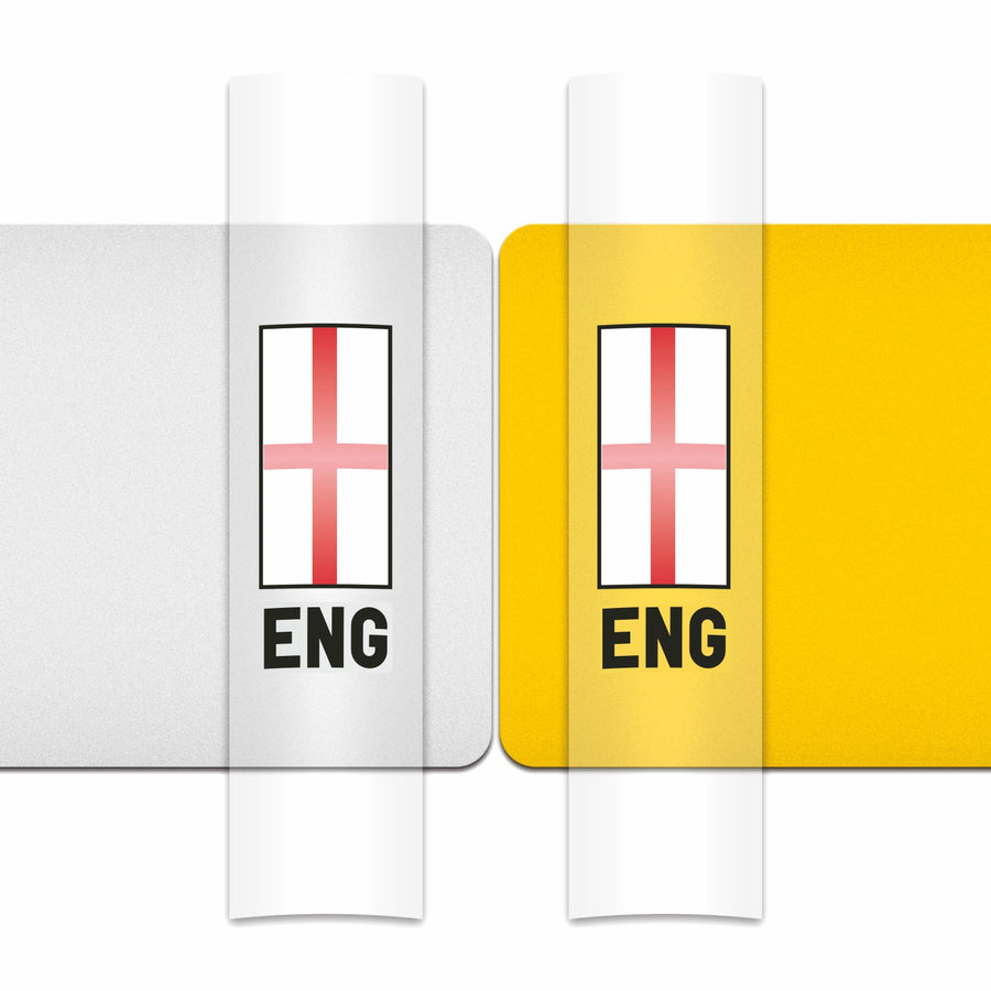 Clear Car Sticker ENG Flag