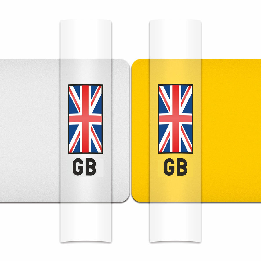 Clear Car Sticker UJ Flag